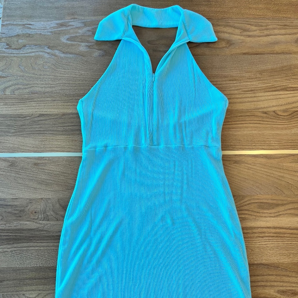 Talia Open Back Zip Dress